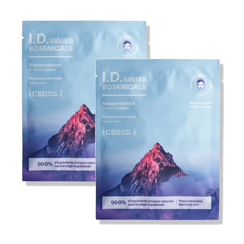Изображение товара Набор 2Х I.D. Swiss Botanicals (Нейро)косметическая расслабляющая маска для лица