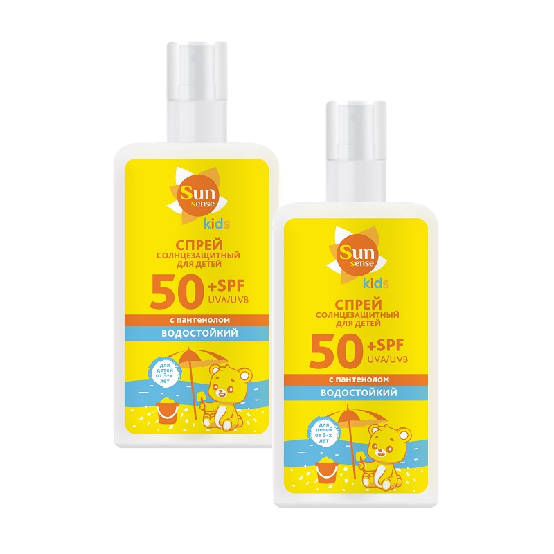 Изображение товара Набор 2Х Sun Sensе Kids Спрей солнцезащитный SPF 50+ 150 мл