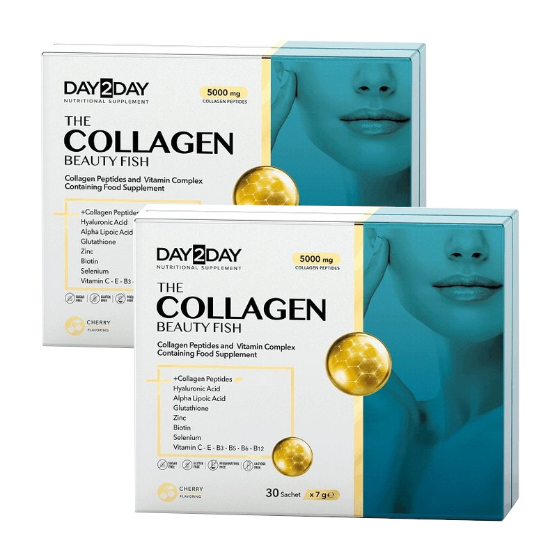 Изображение товара Набор 2Х Orzax Day2Day Beauty Fish Коллаген порошок 30 шт Турция