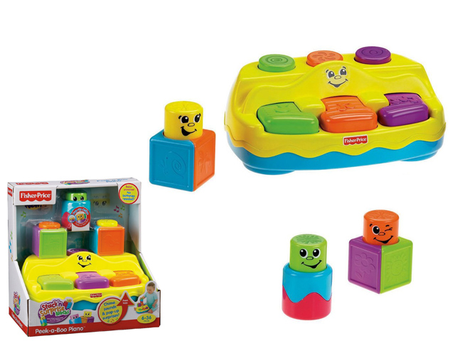 ФП игрушка музыкальная Пианино с кубиками весёлые приключения маруси