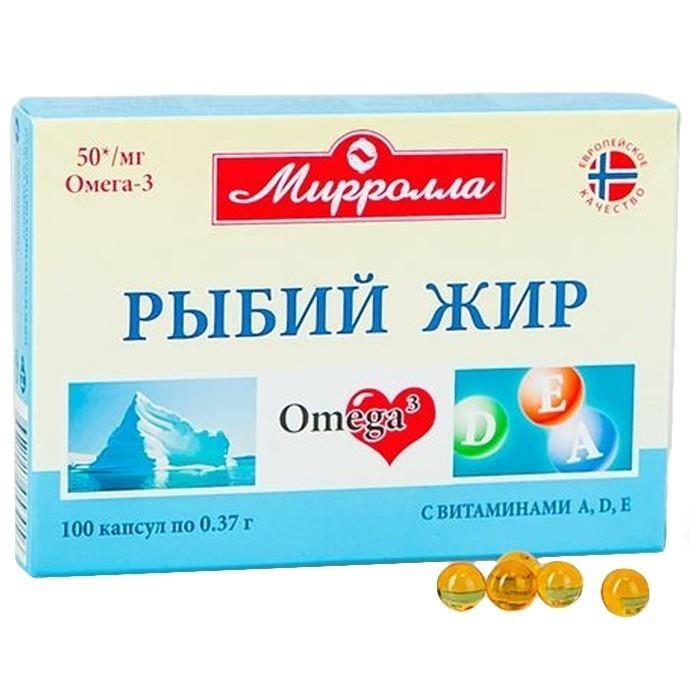

Мирролла Рыбий жир капс. №100