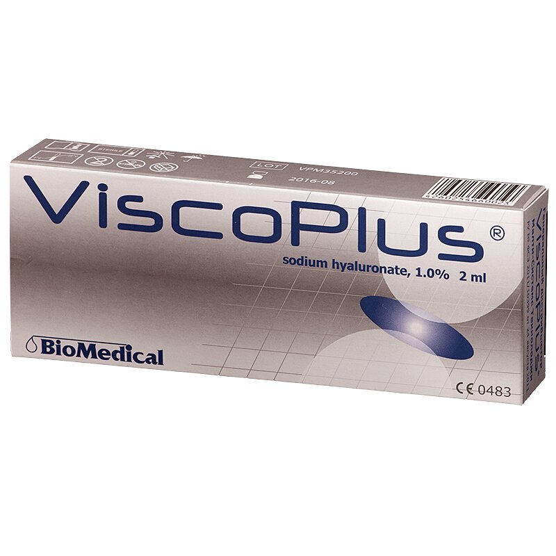 

ViscoPlus 1% протез синовиальной жидкости шприц 2 мл