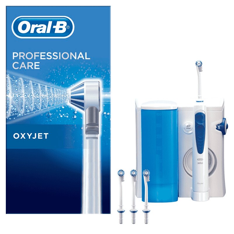Oral-B Профешнл Кэа ОксиДжет MD20 Ирригатор для полости рта набор для мостовидных конструкций брекетов oral b pro expert clinic line 1 шт
