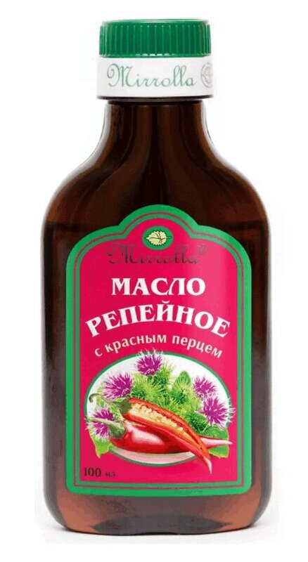 

Mirrolla Репейное масло с красным перцем 100 мл