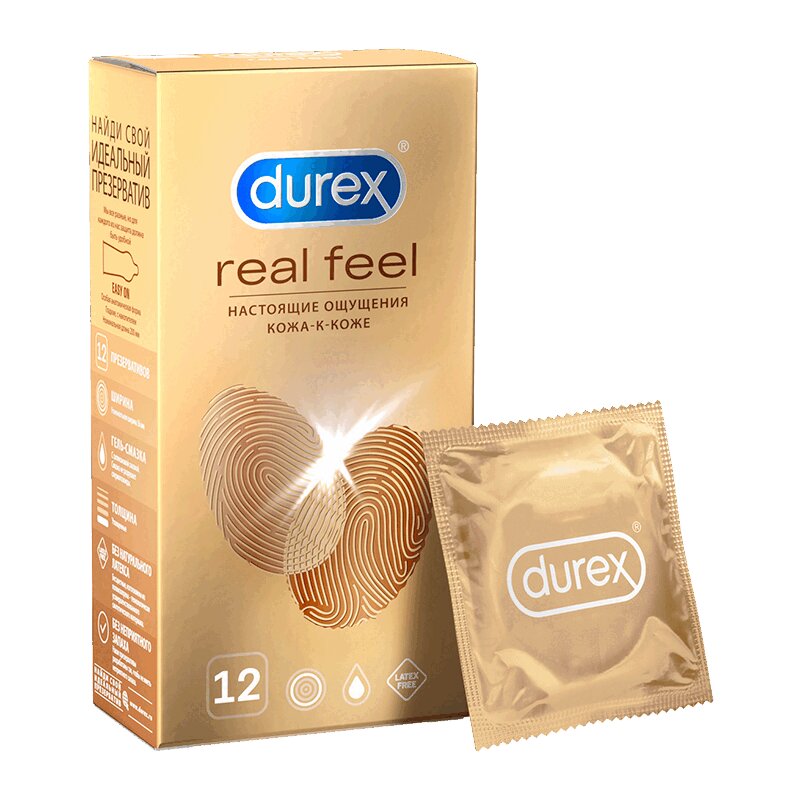 Durex Реал Фил Презервативы 12 шт durex перфект глисс презервативы 12 шт