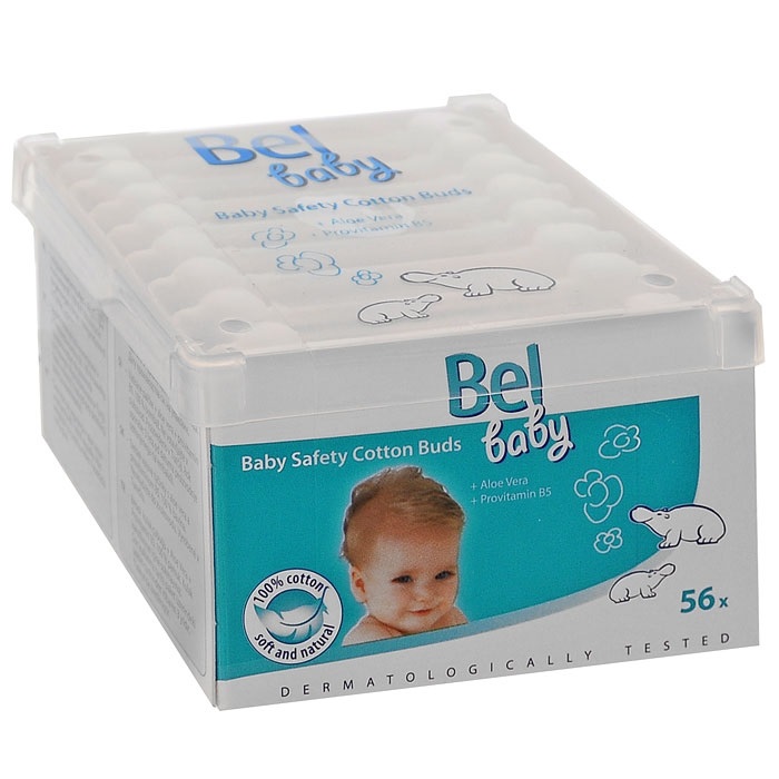 

Bel baby Ватные палочки с ограничителем Алоэ Вера и Провитамин В5 56 шт