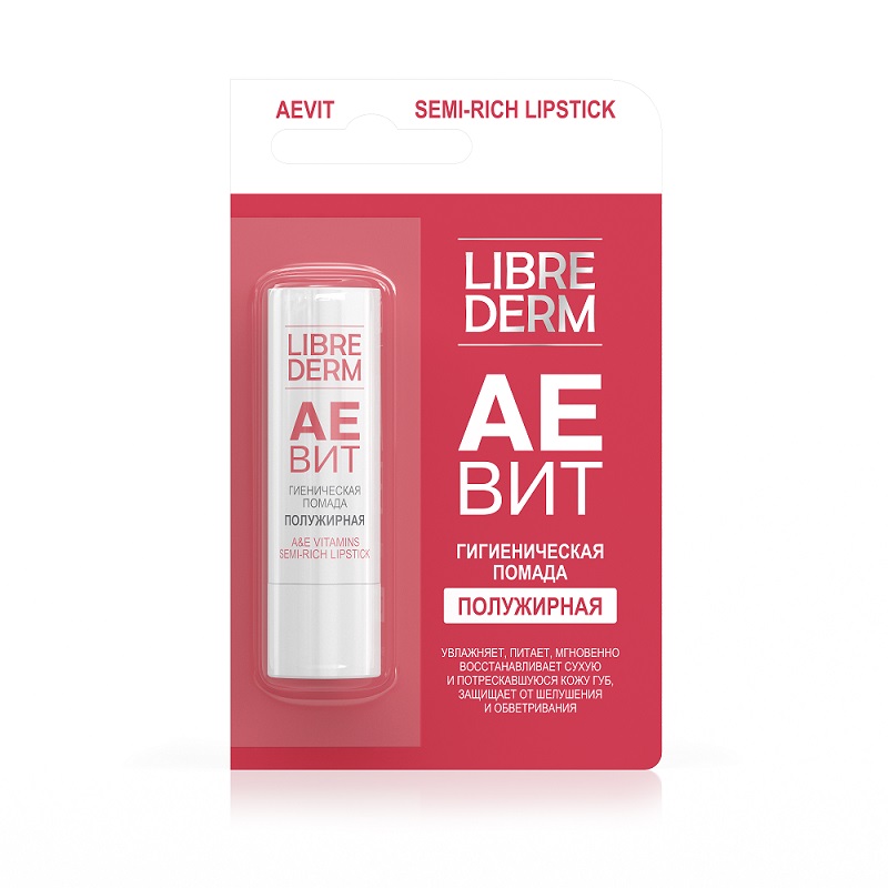 

Librederm Аевит помада гигиеническая полужирная 4 г