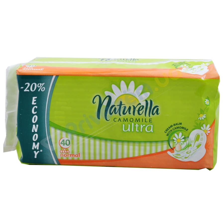 Naturella Camomile ультра нормал квадро Прокладки 40 шт sofy гигиенические прокладки hadaomoi organic cotton 23 см