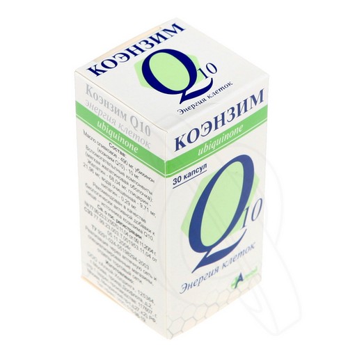 

Коэнзим Q10 Энергия Клеток капсулы 30 шт