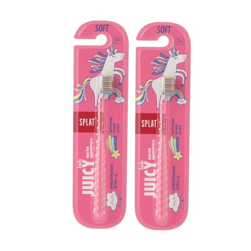 Изображение товара Набор 2Х Splat Juicy Lab зубная щетка Магия единорога для детей