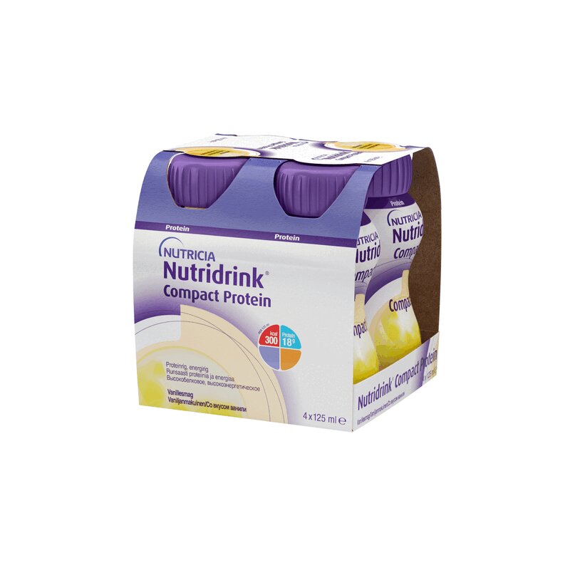 Нутридринк Компакт Протеин смесь жидкая для энтерального питания Ваниль 125 мл 4 шт инфатрини смесь д энт питания 125мл